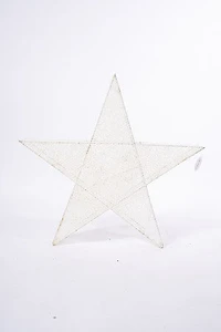 30" White Star W/Plugs