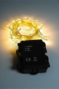 Mini Led Lights w/Batteries Box and Timer