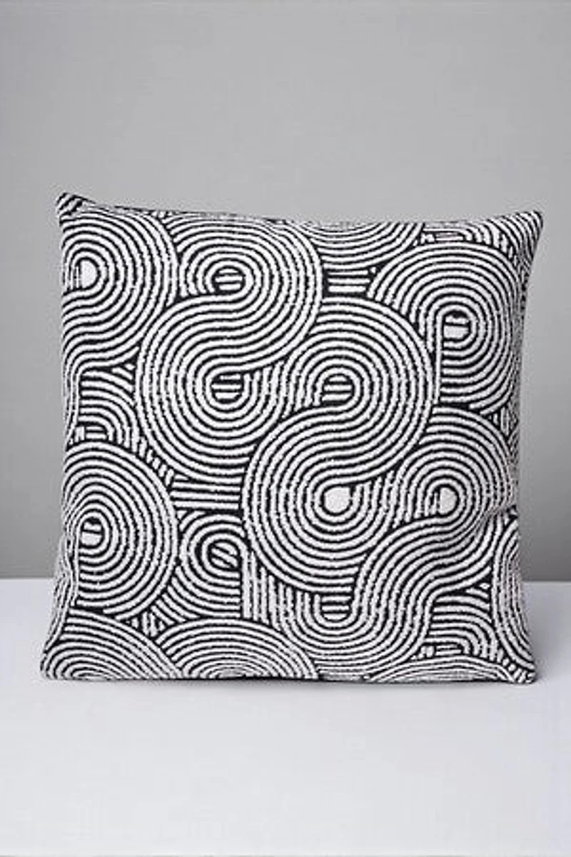 16" x 16" Black/White Cushion