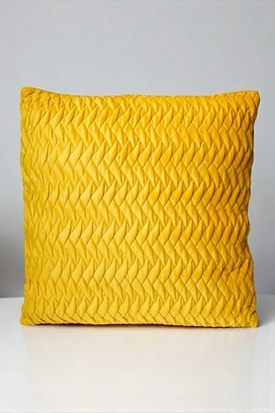 16" x 16" Yellow Cushion