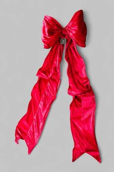 18" x 48" Red Bow Top 12" Tail 8"