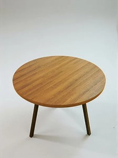 47" Round Dining Table Wood