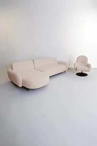 Camila Butaca & Sofa Set/2 - Cream