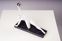 14" WHITE/SILVER FIGURE