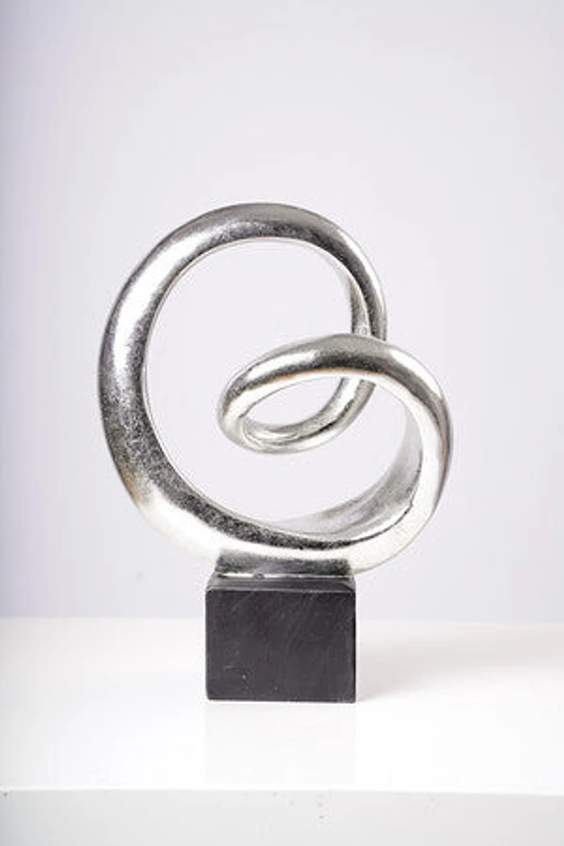 16" SILVER/BLACK FIGURE