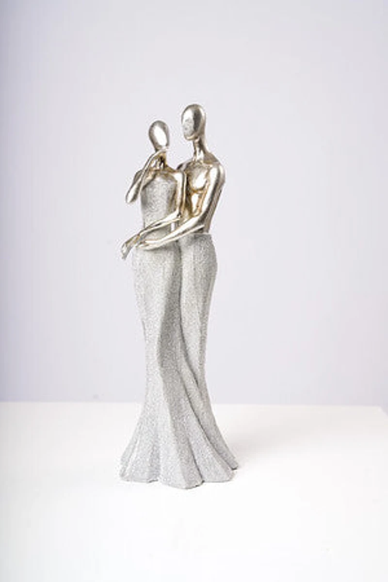 17" SILVER COUPLE