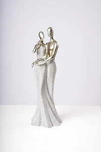 17" SILVER COUPLE