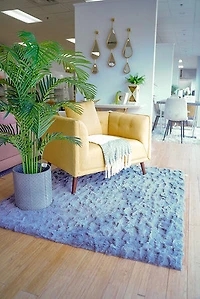 5" x 6"  Chic Rug Grey