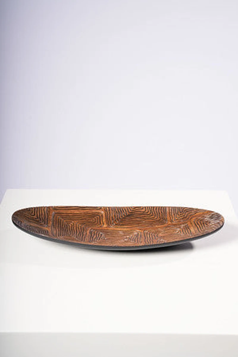 19" WOOD PLATE