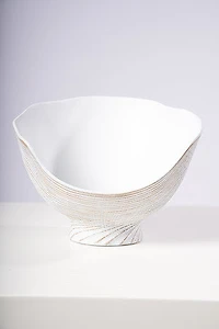 12" WHITE WOOD PLATE