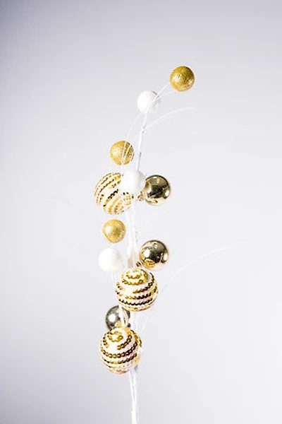 30" Candy Spray - Gold/White Irid