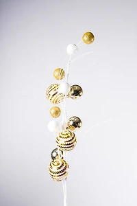 30" Candy Spray - Gold/White Irid