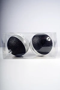 6" Black/White/Silver Ball