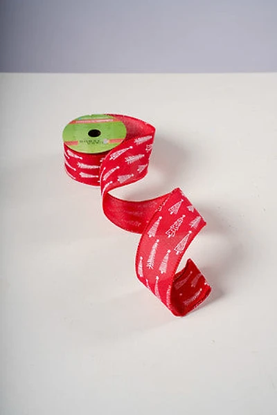 2 1/2 " 25 FT Red/White Trees