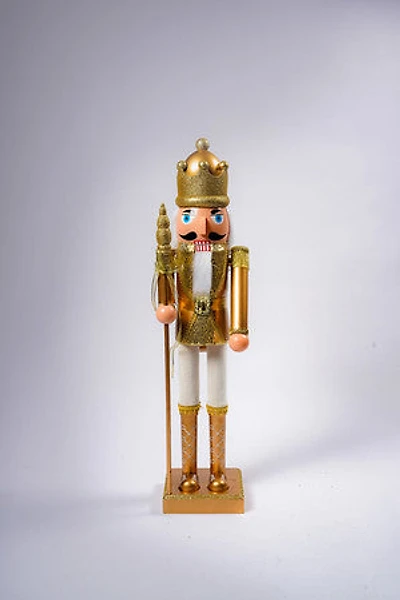 32" Plastic Nutcracker -Gold