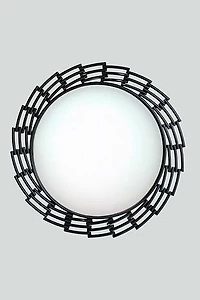 22" Matte Black Mirror - Metalle Collection