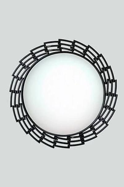 30" Matte Black Mirror - Metalle Collection