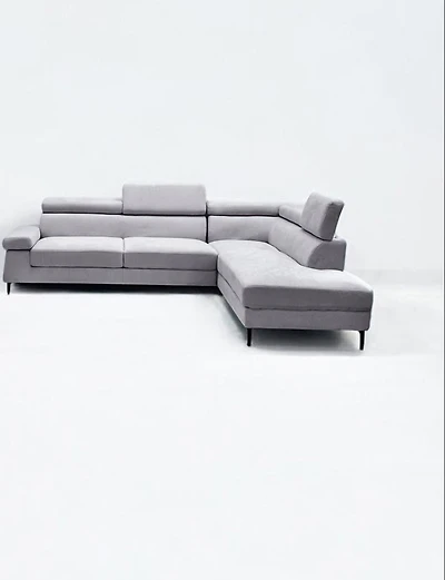Elena Sofa Sectional- Grey