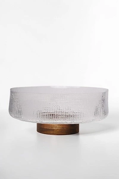 Bowl on Acasia Wood Base