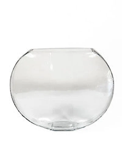 9" CLEAR  GLASS VASE
