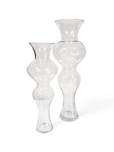 20" CLEAR  GLASS VASE