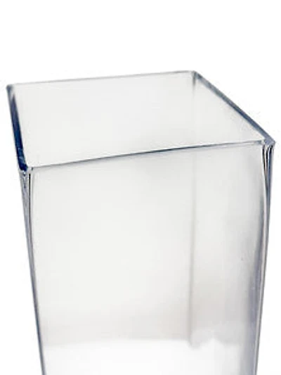 12" CLEAR GLASS VASE