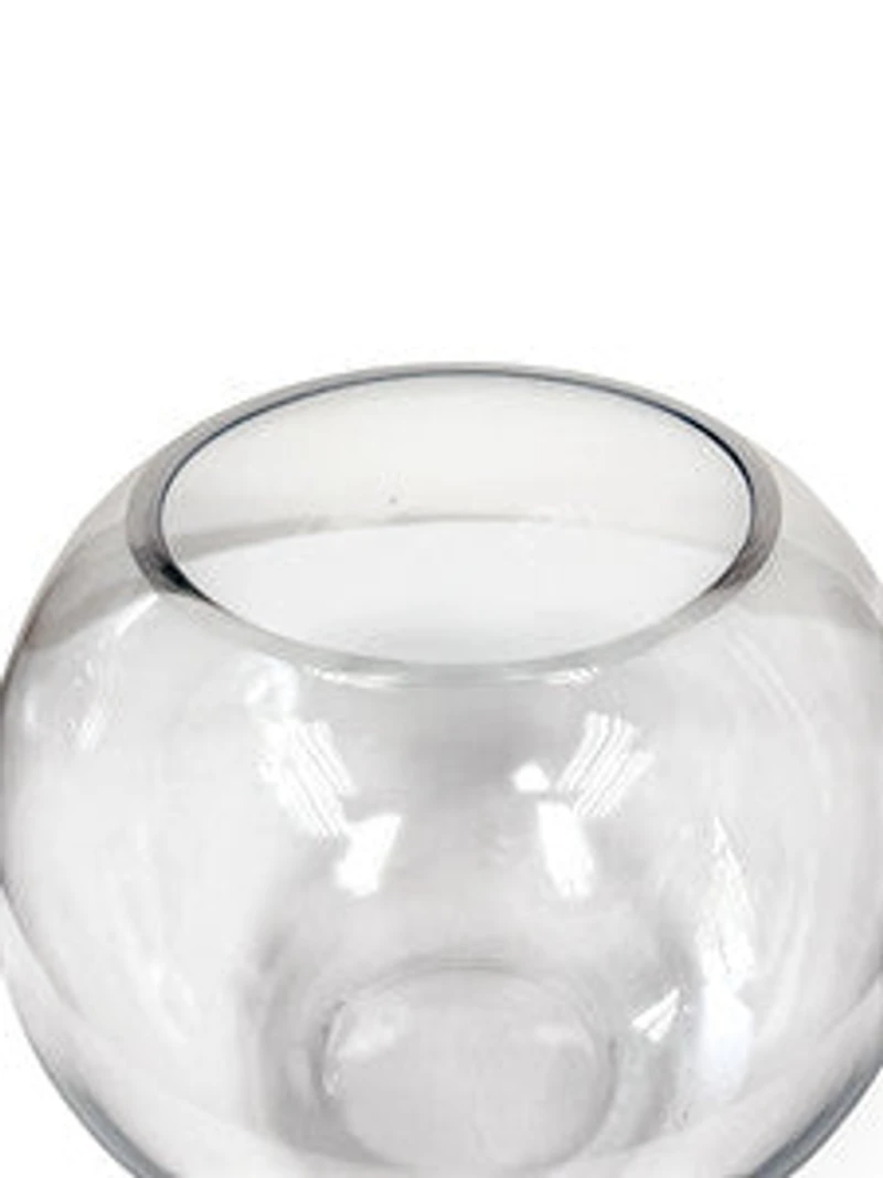 7" CLEAR GLASS VASE
