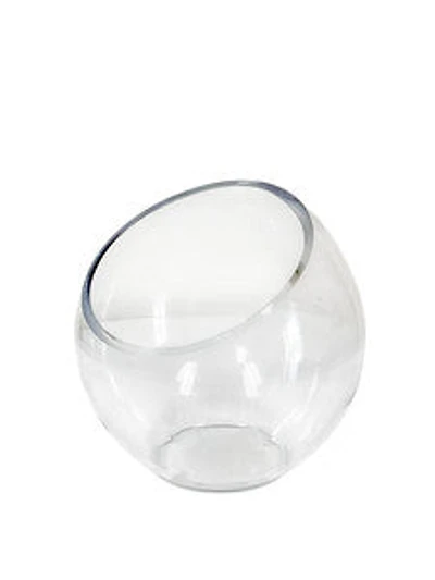 7" CLEAR GLASS VASE