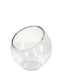 7" CLEAR GLASS VASE