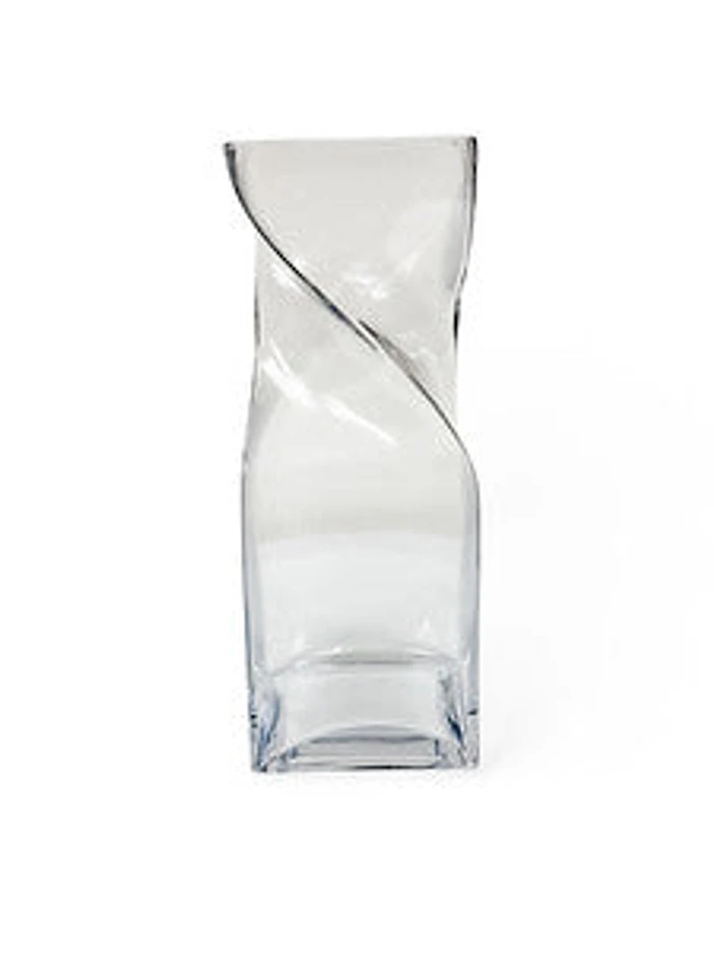 12" CLEAR GLASS VASE