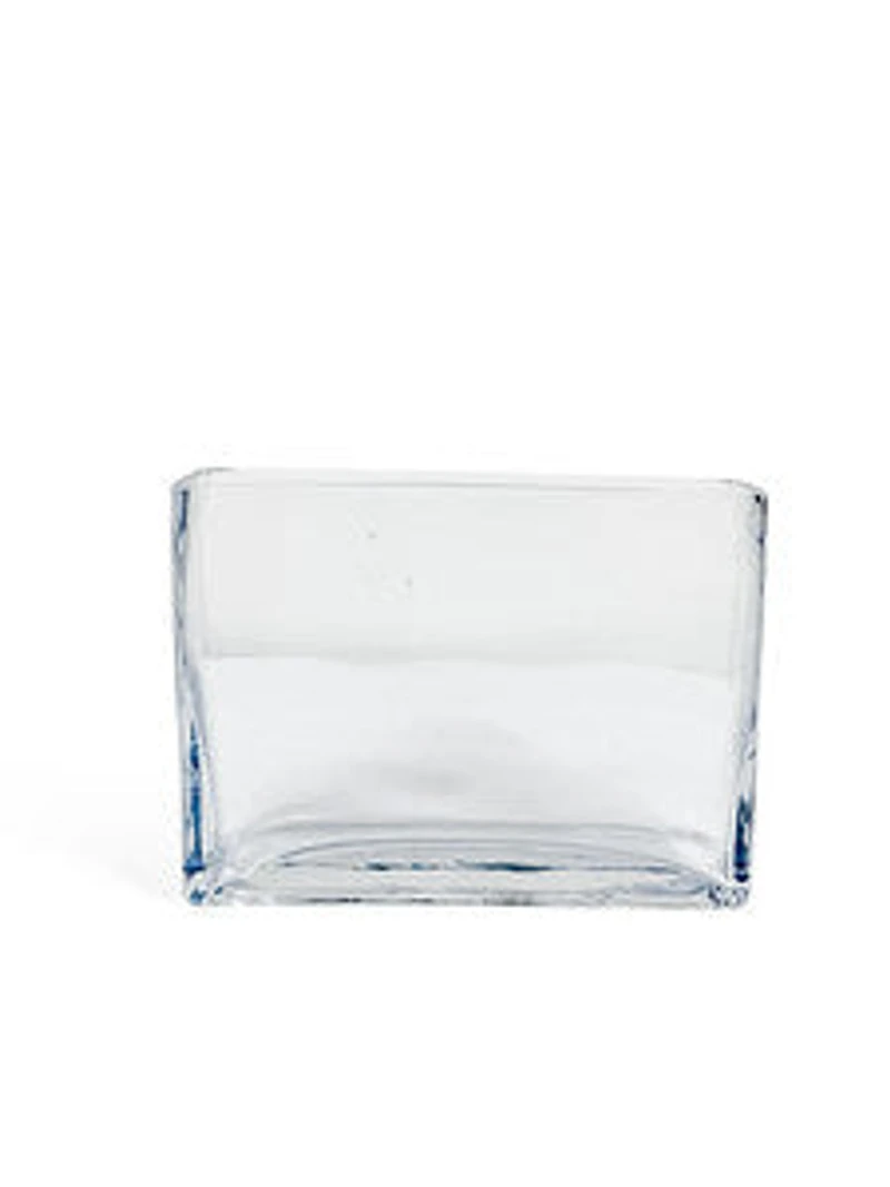 7" CLEAR GLASS VASE