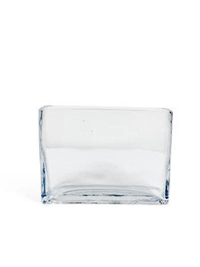 6" CLEAR  GLASS VASE