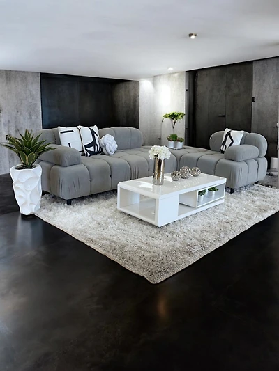 Antonella Sofa Set/4- Grey