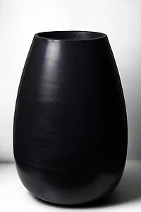 33" VASE OCA - BLACK