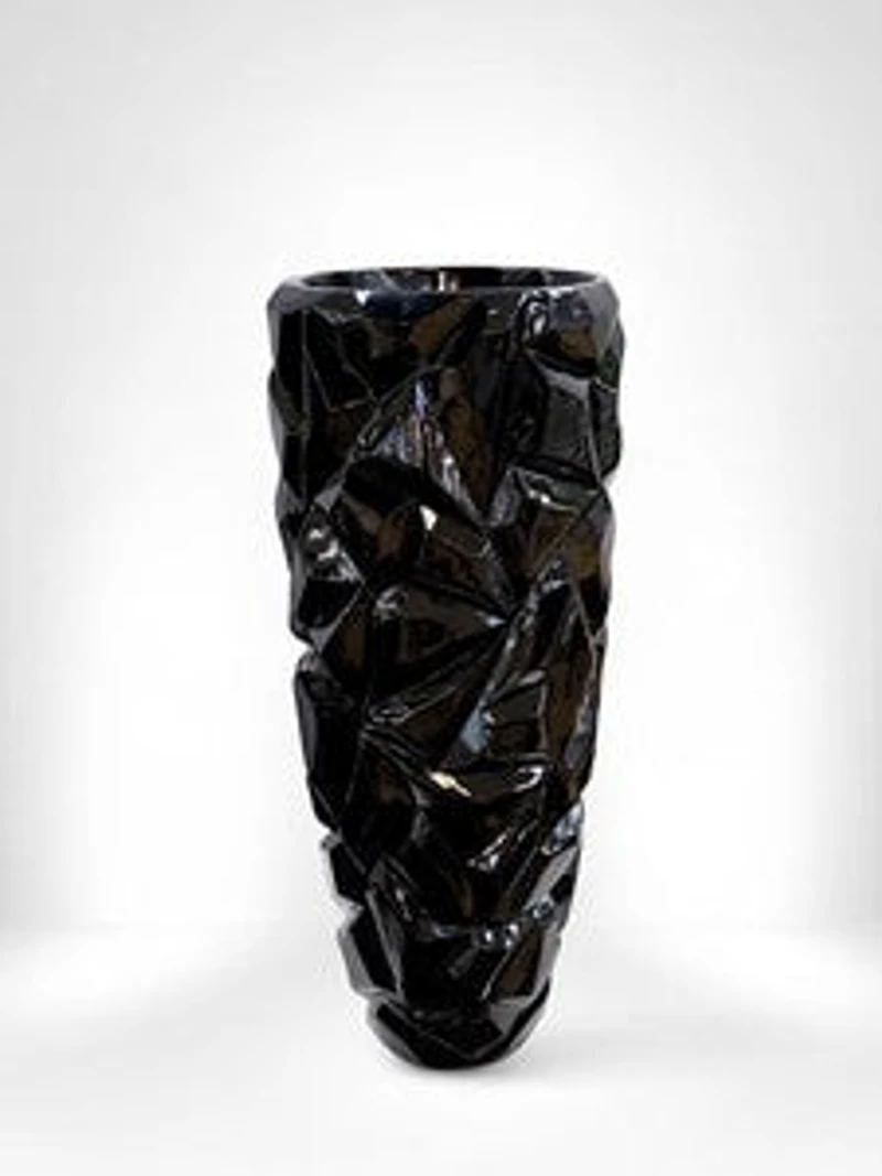 36" PLANTER GLOSS BLACK