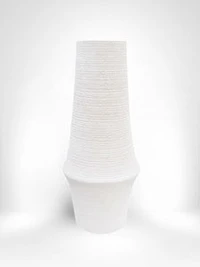 34" PLANTER MATTE WHITE