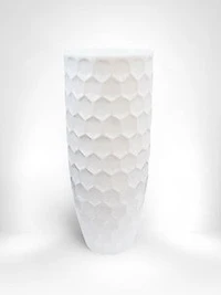 36" PLANTER GLOSS WHITE