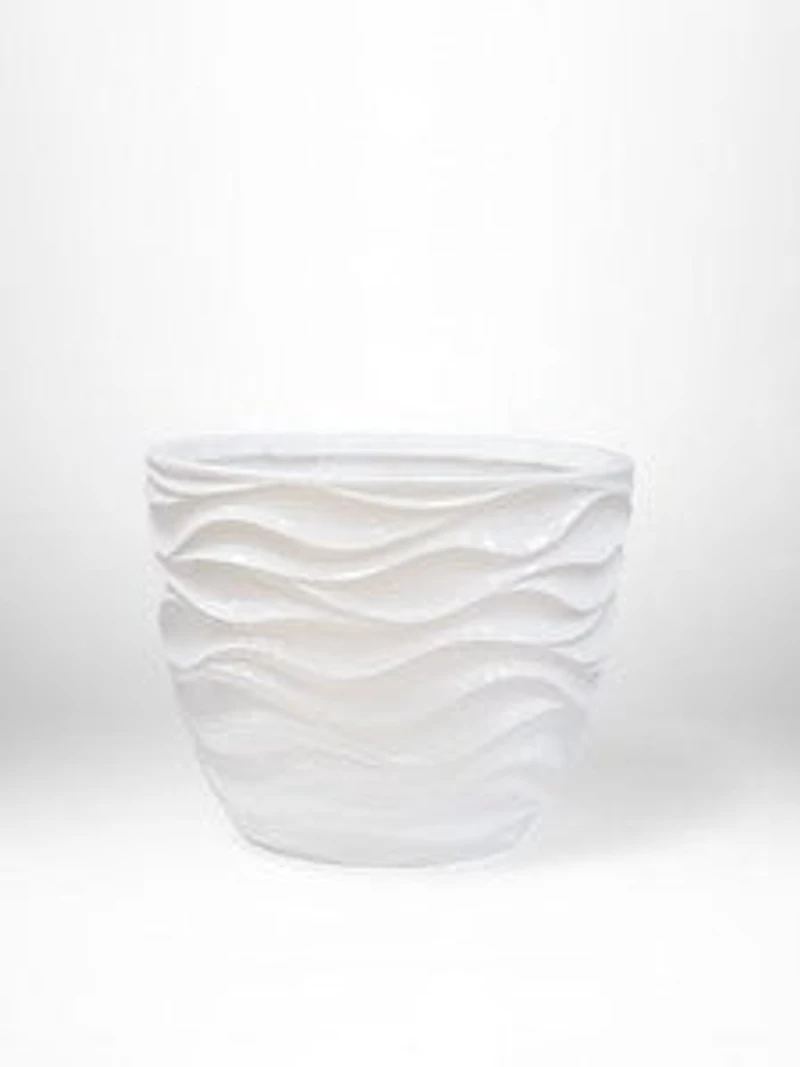 16" VASE WHITE