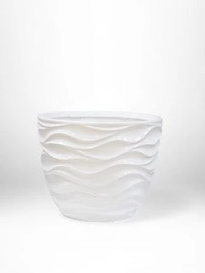 16" VASE WHITE