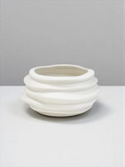 4" WHITE MATTE VASE