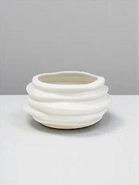 4" WHITE MATTE VASE