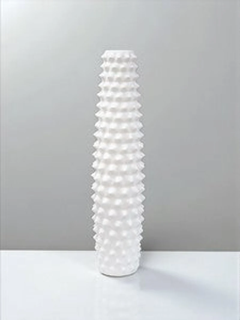 30" WHITE MATTE VASE