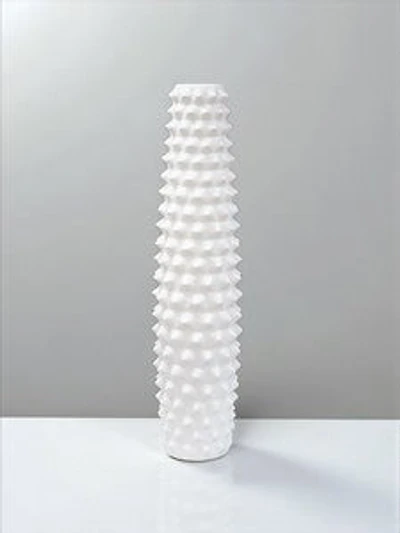 30" WHITE MATTE VASE