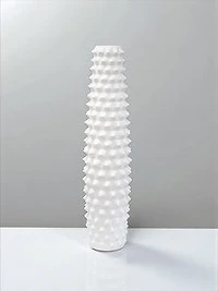 30" WHITE MATTE VASE