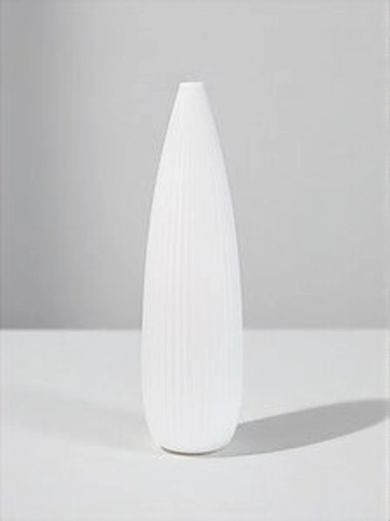 22" WHITE MATTE VASE