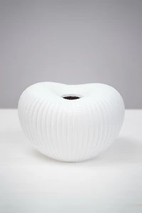 8" WHITE MATTE VASE