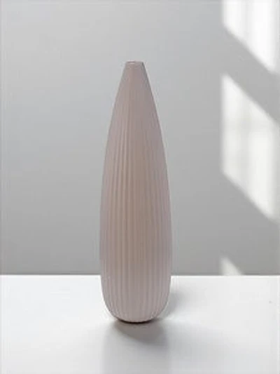 22" TAUPE MATTE VASE