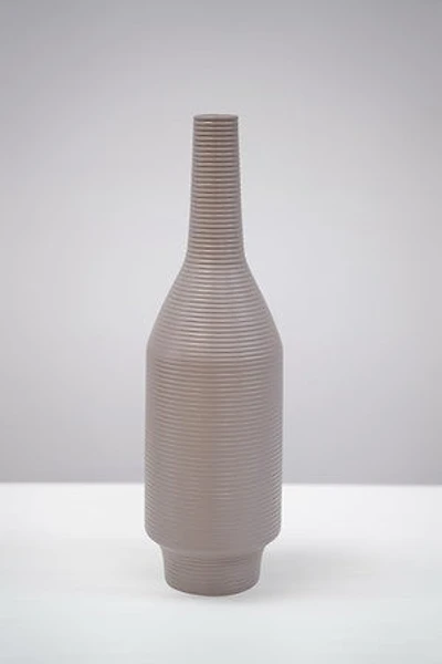 23" TAUPE MATTE VASE