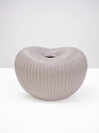 8" TAUPE MATTE VASE