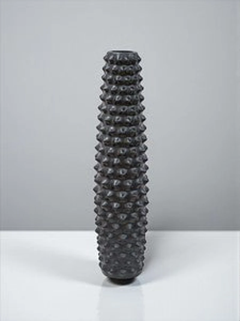 30" BLACK MATTE VASE